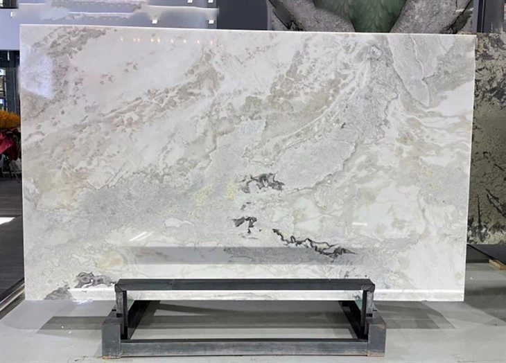 oyster white marble  slab