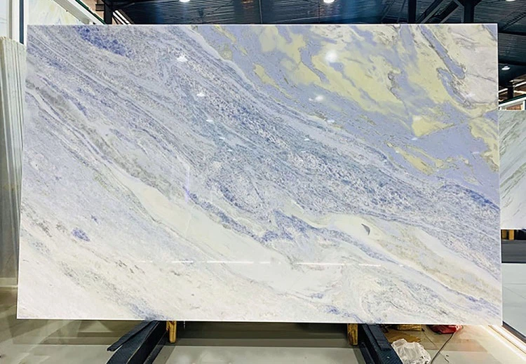 Marmură de cristal albastru